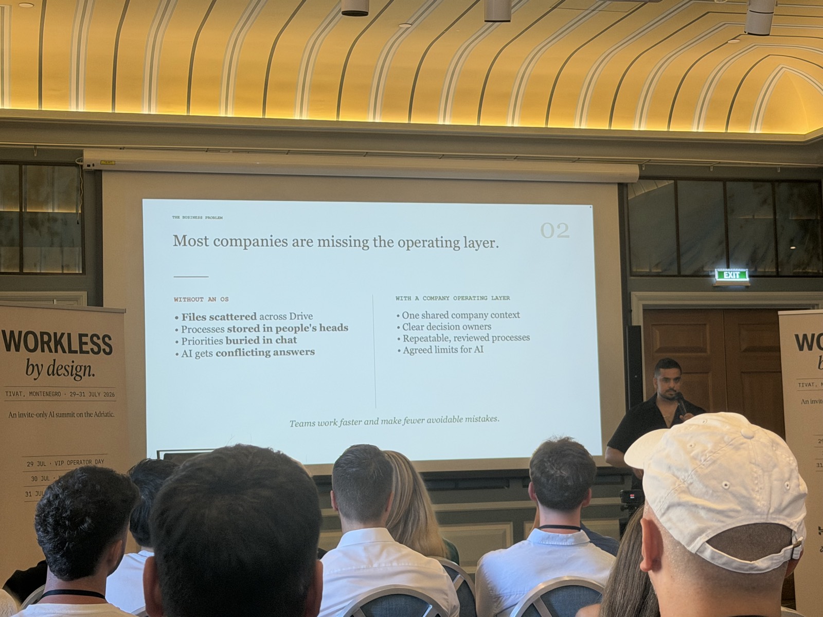 Slide 02: "Most companies are missing the operating layer"