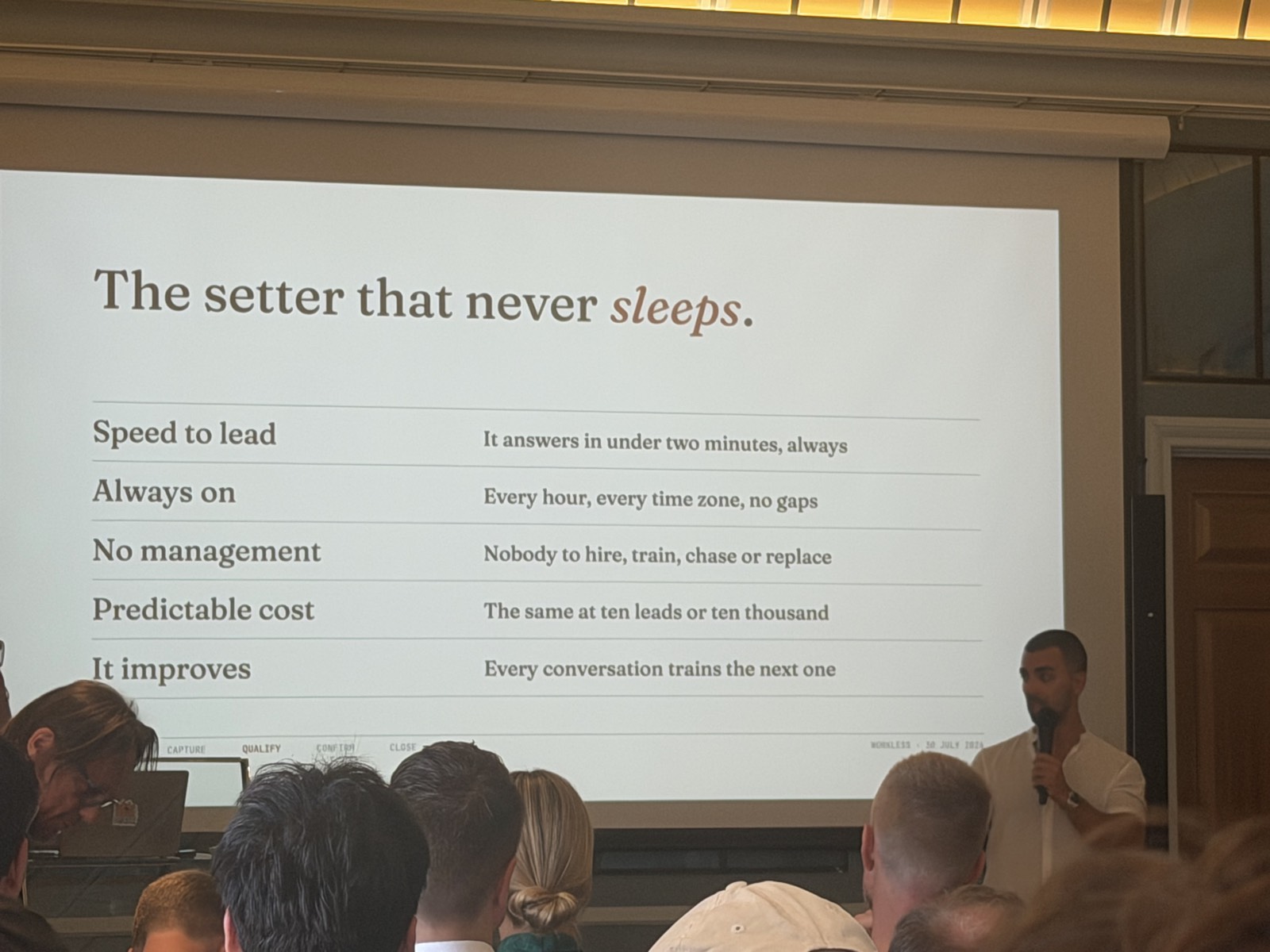 "The setter that never sleeps" - AI DM setter, speed to lead under 2 minutes, always on