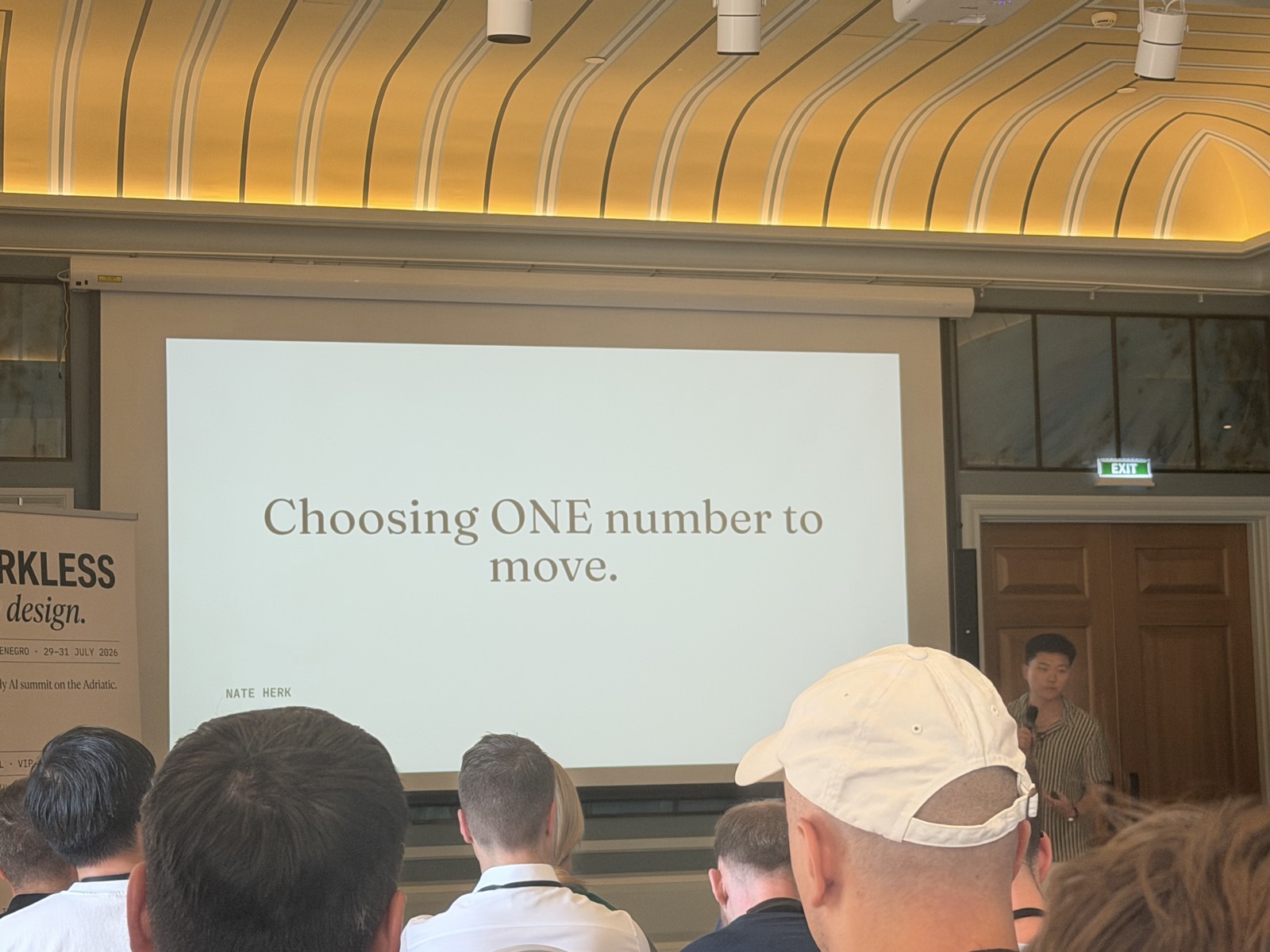 "Choosing ONE number to move."